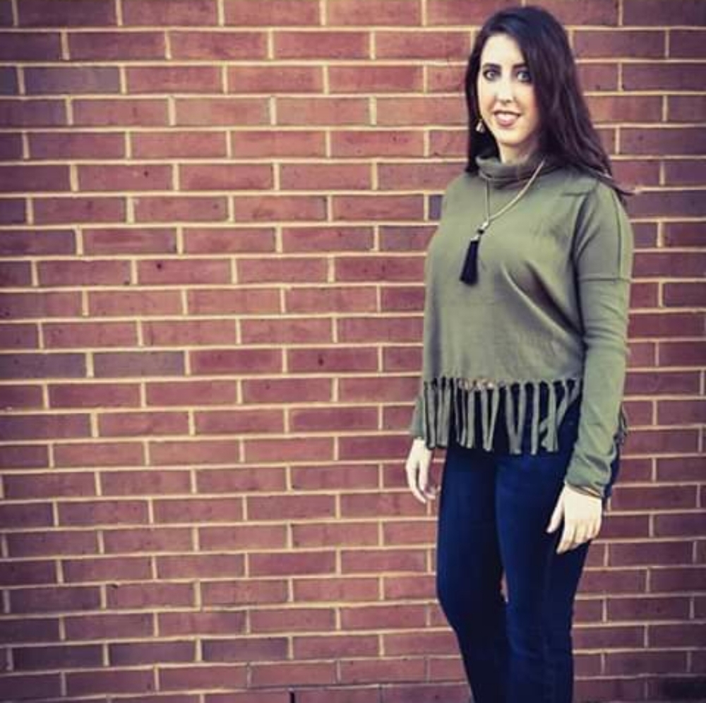 NEW Olive Cropped Sweater